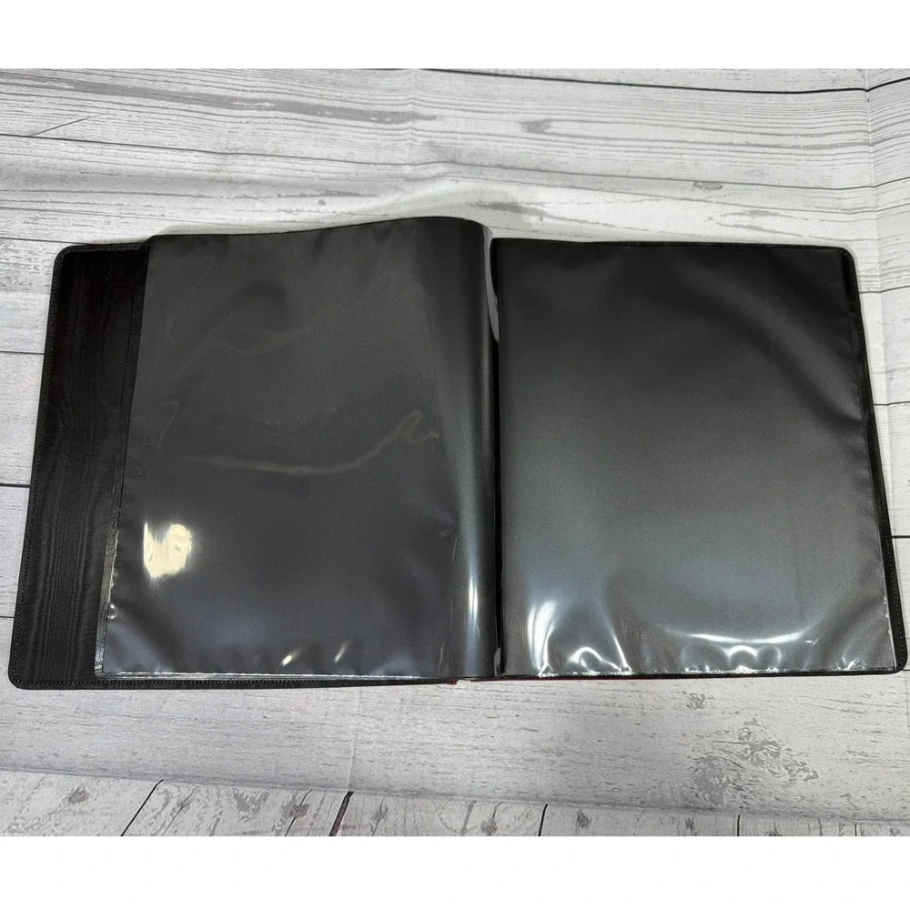 Raika Red Leather Handcrafted Portfolio Photo Album RM 105-F USA Made 12x12